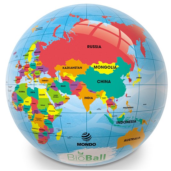 Mondo Potlačená lopta EARTH - 230 mm