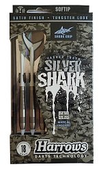 Šípky HARROWS SOFT SILVER SHARK 18g