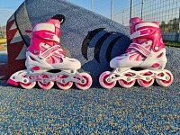 Detské inline korčule CS310K pink veľkosť 35-38