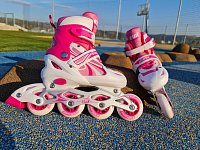 Detské inline korčule CS310K pink veľkosť 35-38